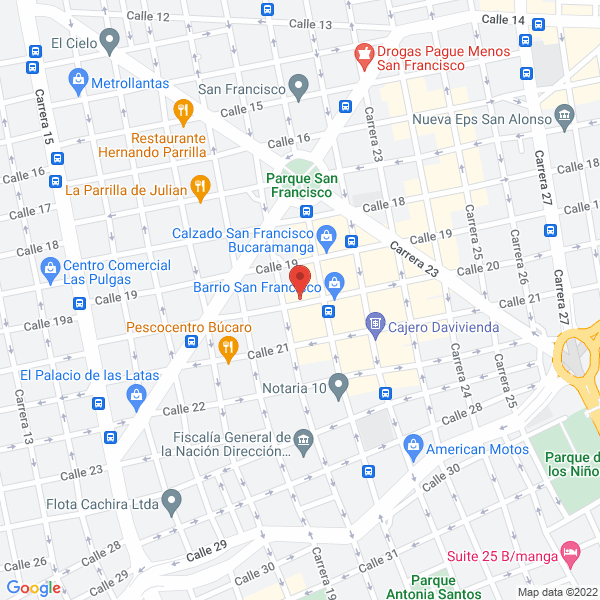 Map of Importek Ltda.