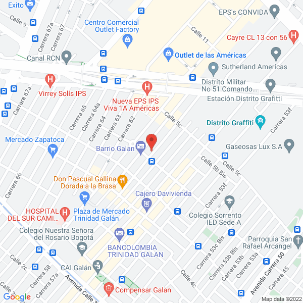 Mapa de Imprenta Colombiana De Valores S.A.