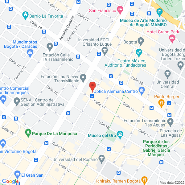 Mapa de Incréditos Ltda.