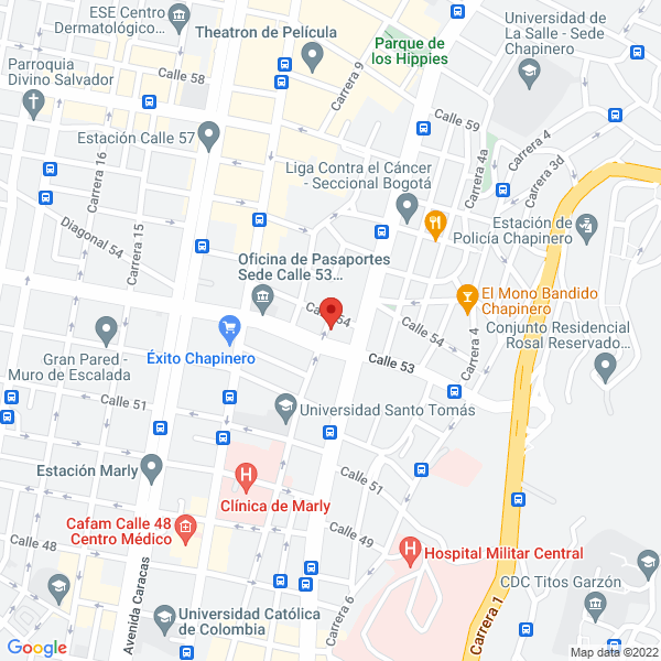 Mapa de Incuantica S.A.S.