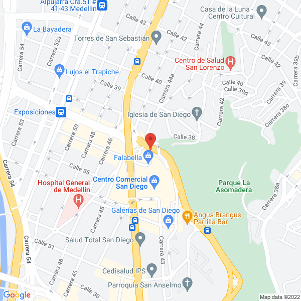 Map of Lavandería Mega Color