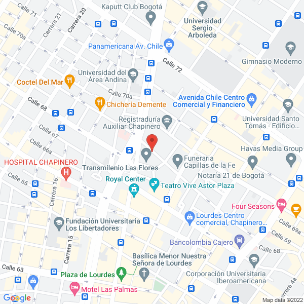 Mapa de Lavandería San Angel