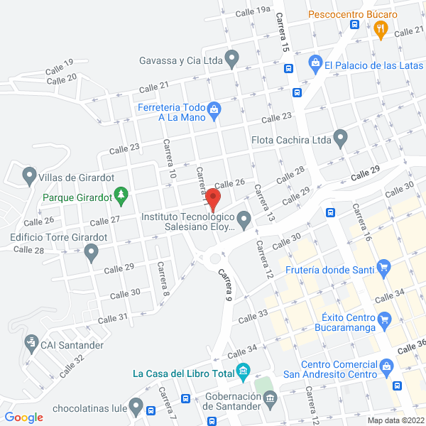 Map of Lavaseco Páez Amílkar