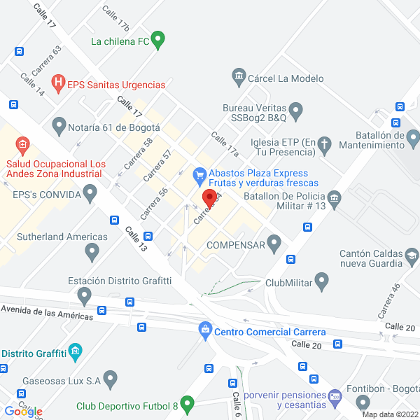 Mapa de Lavaseco Los Angeles