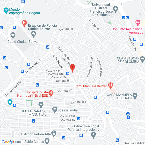 Mapa de Lechoneria La Colonia Tolimense R