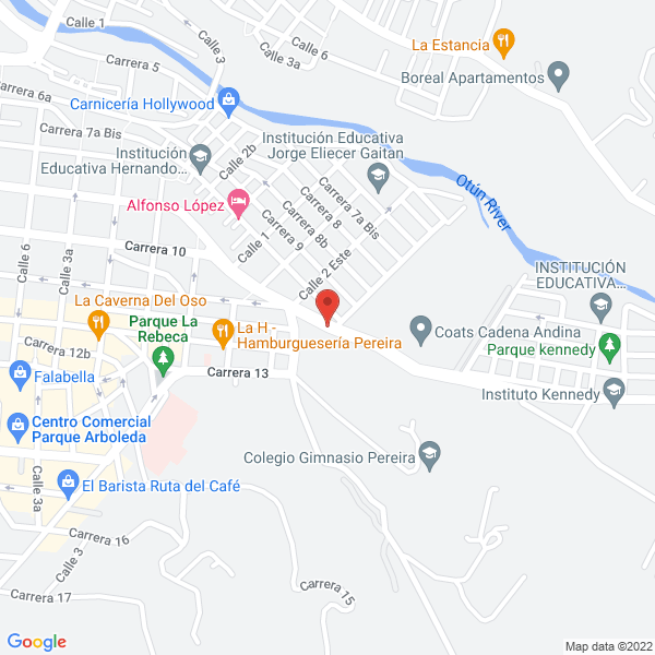 Map of Mariachi Estelar De Colombia