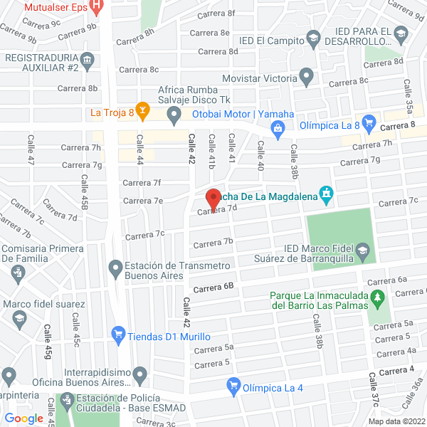 Map of Mariachi Monterrey