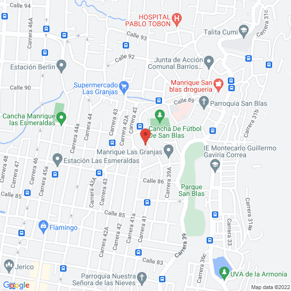 Map of Jr Tecnigás