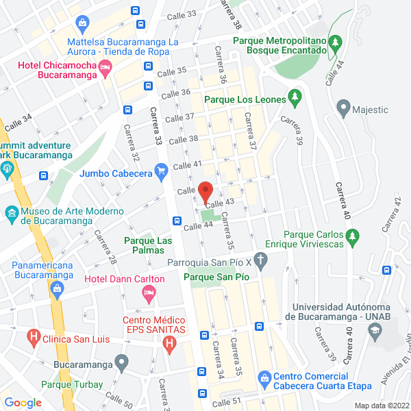 Map of Juan Carlos Silva Peña