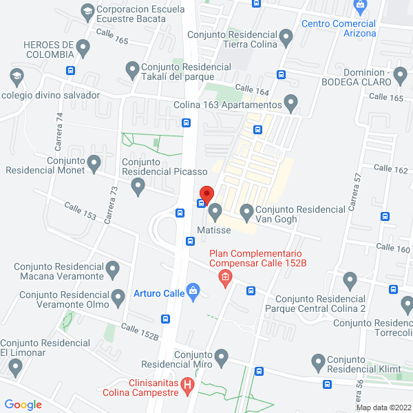 Mapa de Juan Jose Betancourt Consultores S.A.S.