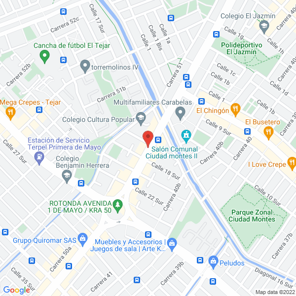 Mapa de Juanbe Centro Mundial De Llantas Ltda.