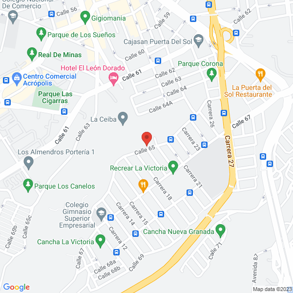 Map of Laboratorio Dental González Abundio