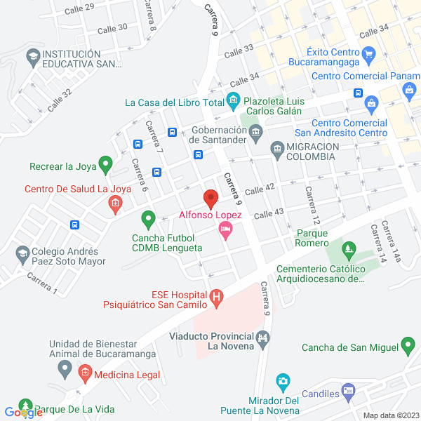 Map of Laboratorio Dental Sanchez Jose Vicente