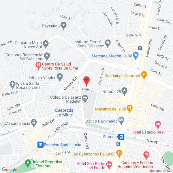 Map of Laboratorio Dental Juan Vélez