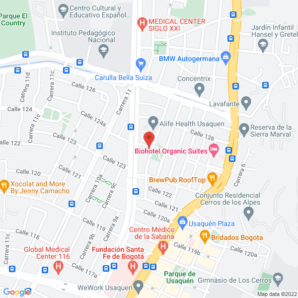 Mapa de Laboratorio Prisma Dental Ltda.