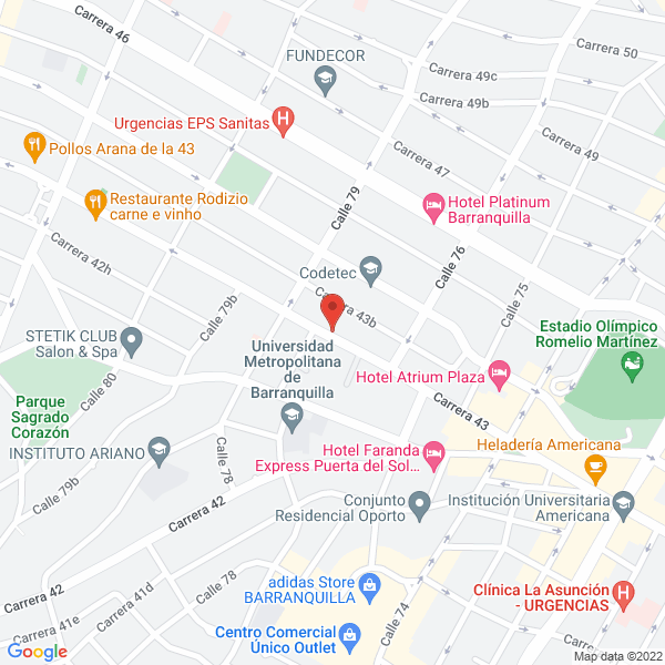 Map of Masing Servicios E.U.