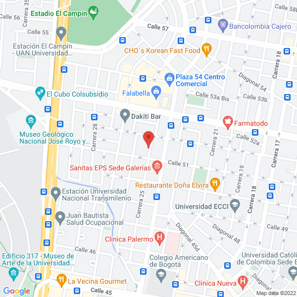 Mapa de Masser Team Ltda