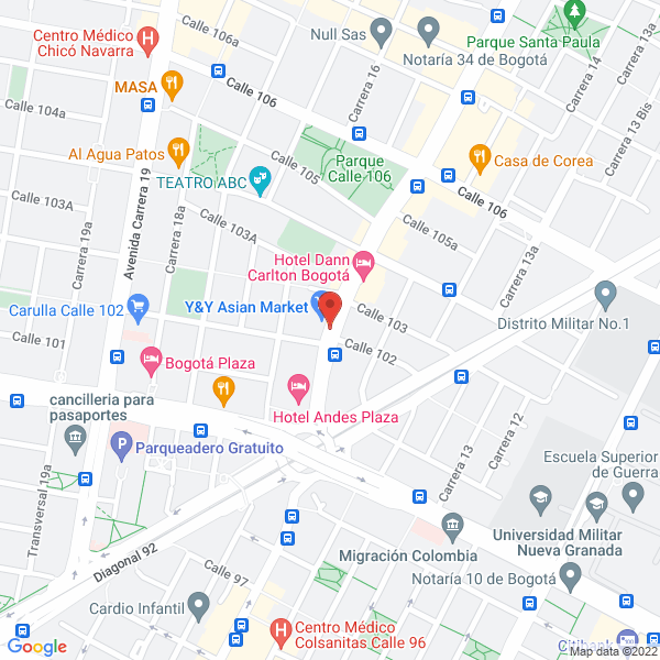 Mapa de Master Building E.U.