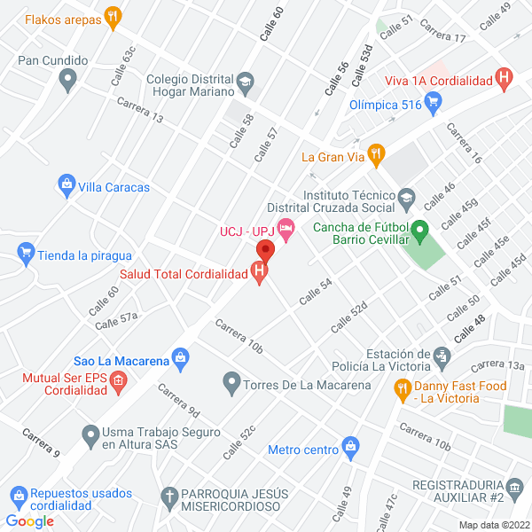 Map of Materiales El Punto Rojo