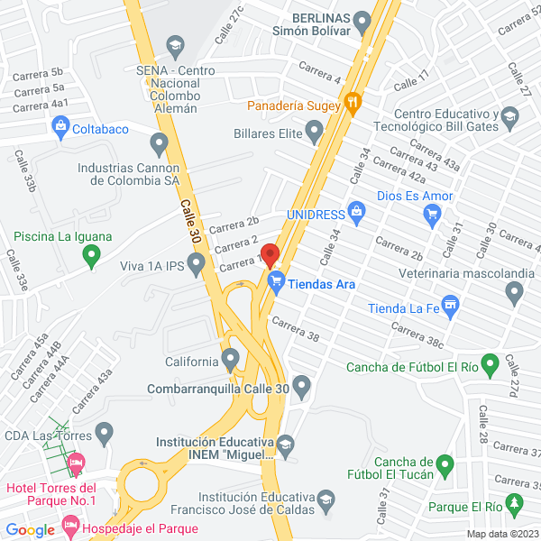 Map of Materiales Para Construcción Gleyusah No.2