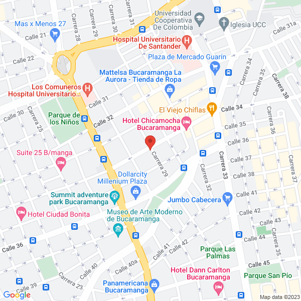 Map of Materiales Para Ornamentación El Llanito