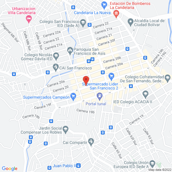 Mapa de Matías Agudelo Martha Rocío