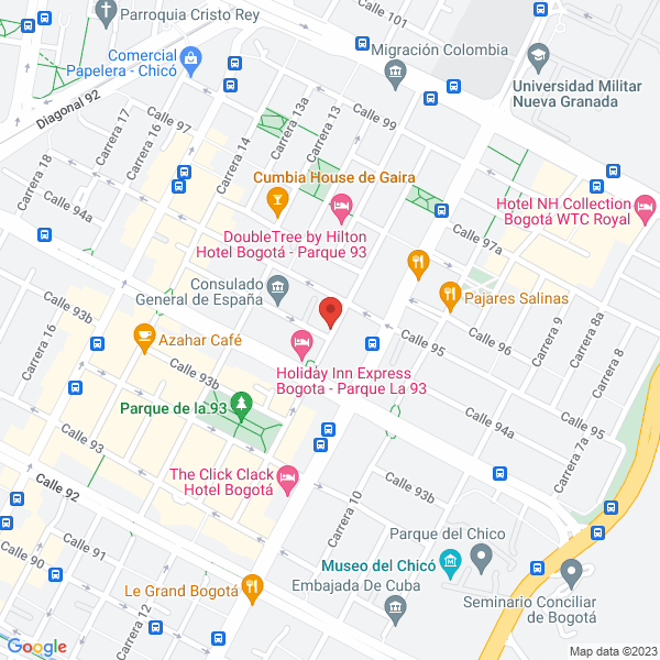 Mapa de Mauricio Velandia Abogados S.A.S.