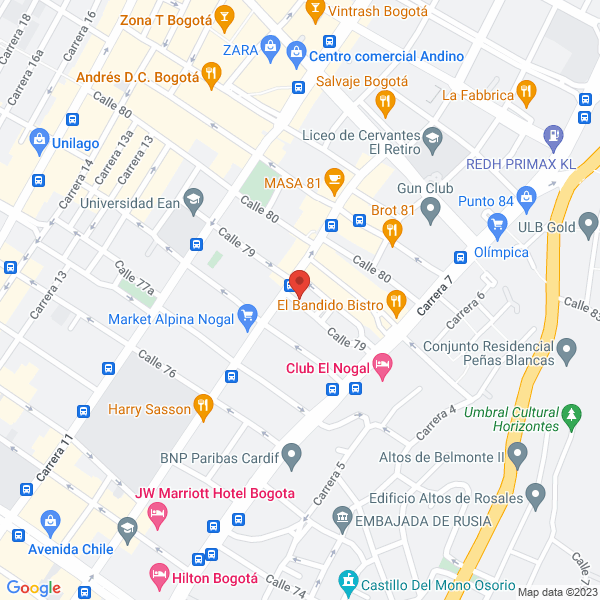 Mapa de Isabel De Mora Finca Raíz Ltda.