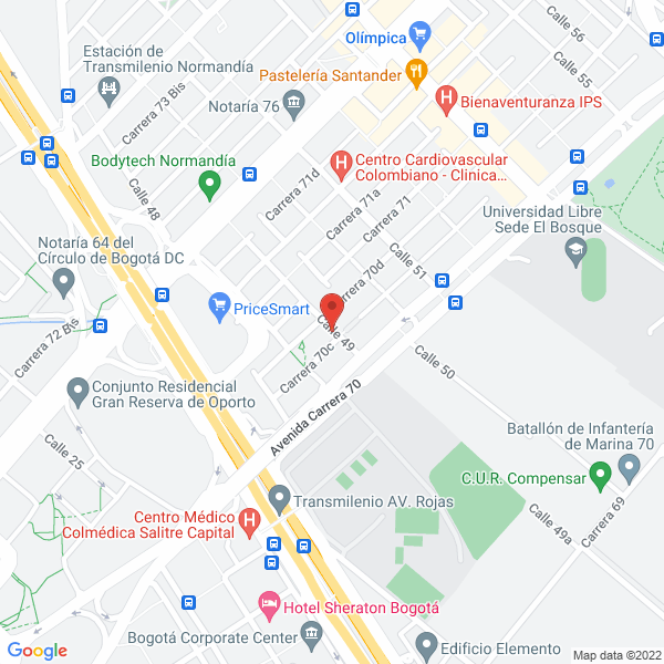 Mapa de IT Performance Corporation S.A.S.