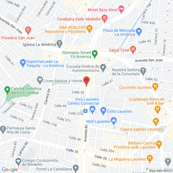 Map of Korus Arte Musical
