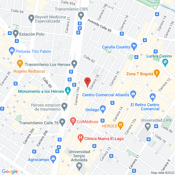 Mapa de Kubo S.A.S.