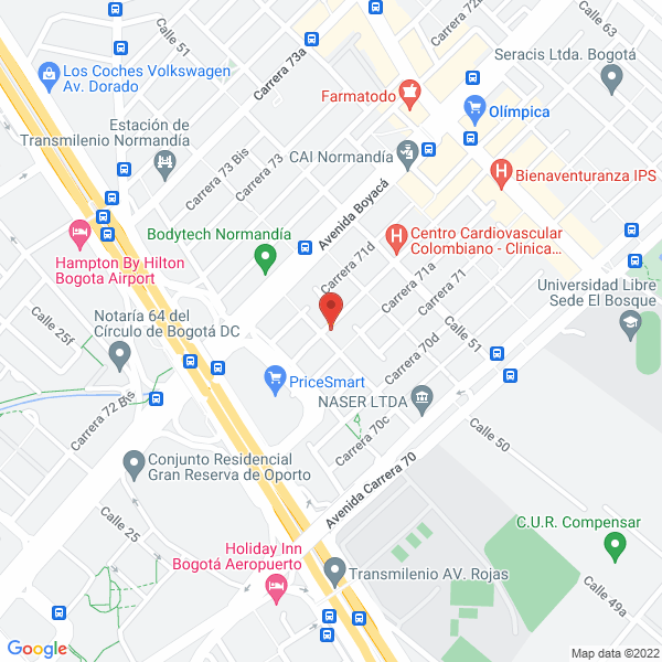 Mapa de L R I S.A.S.
