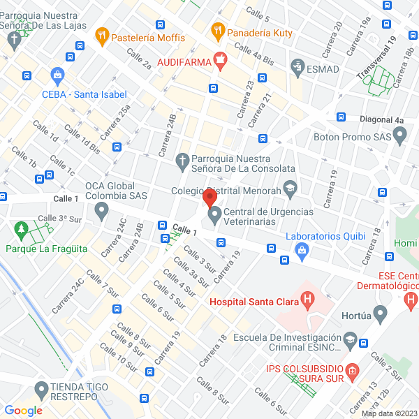 Mapa de La Casa Del Freno