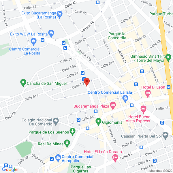 Map of La Casa Del Multimueble