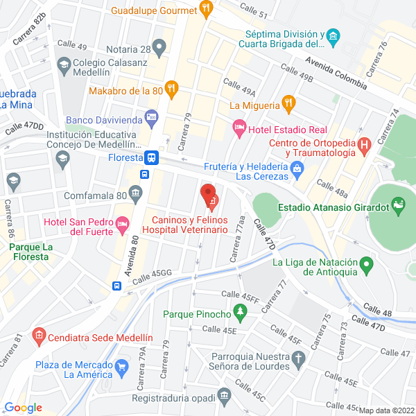 Map of La Tienda De La Piel Punto Clave S.A.S.