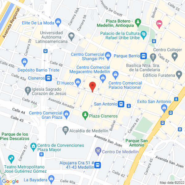 Map of La Tienda De La Platería