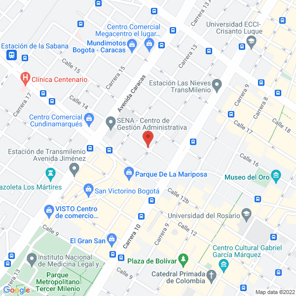 Mapa de La Unión Eléctrica De La 14