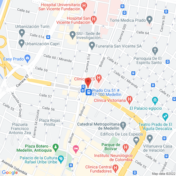 Map of Las Lavadoras