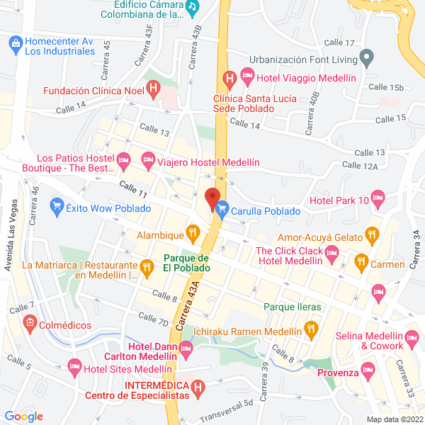 Map of Laboratorio Homeópatico Alemán
