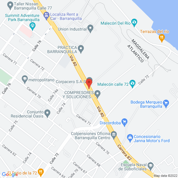 Map of Laboratorio Microbiológico Amfac
