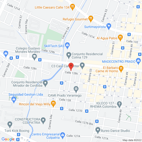 Mapa de Laboratorio Sánchez Fischer B. Ltda.