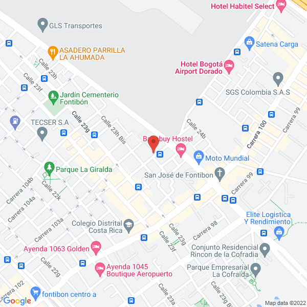 Mapa de Laboratorios Aerobenso Y Cúa Ltda.