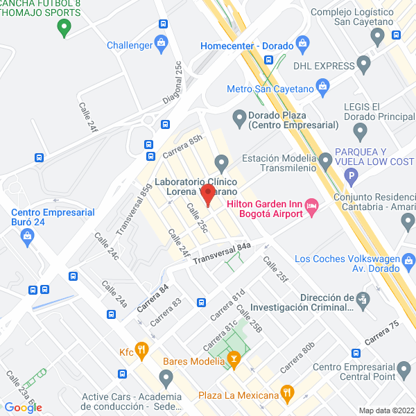 Mapa de Laboratorios Veterdin Ltda.