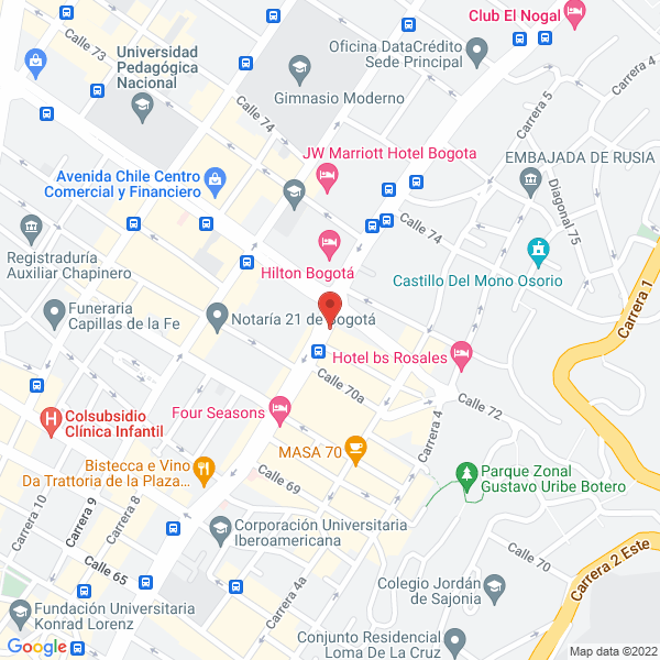 Mapa de Latin American Exchange S.A.S.