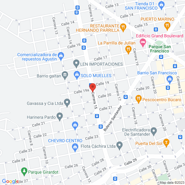 Map of Inducor-Partes