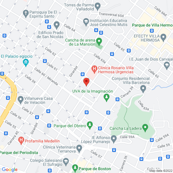 Map of Indusclean S.A.S