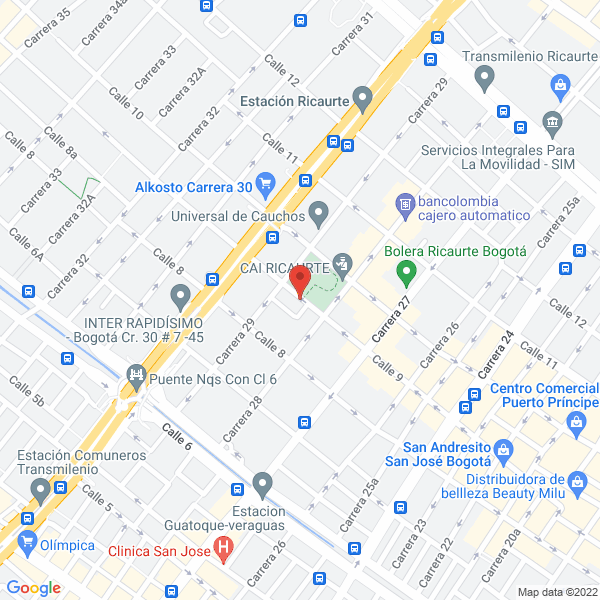 Mapa de Industrial Center