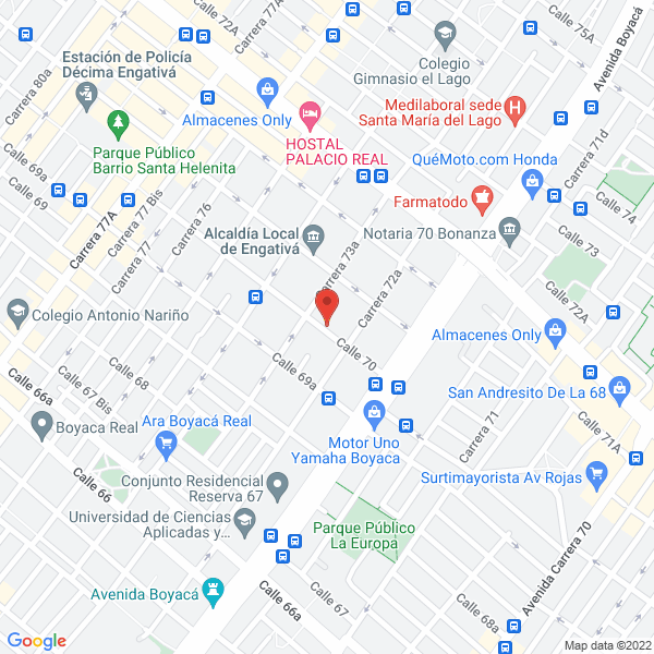 Mapa de Industrias Arquimetal Ltda.