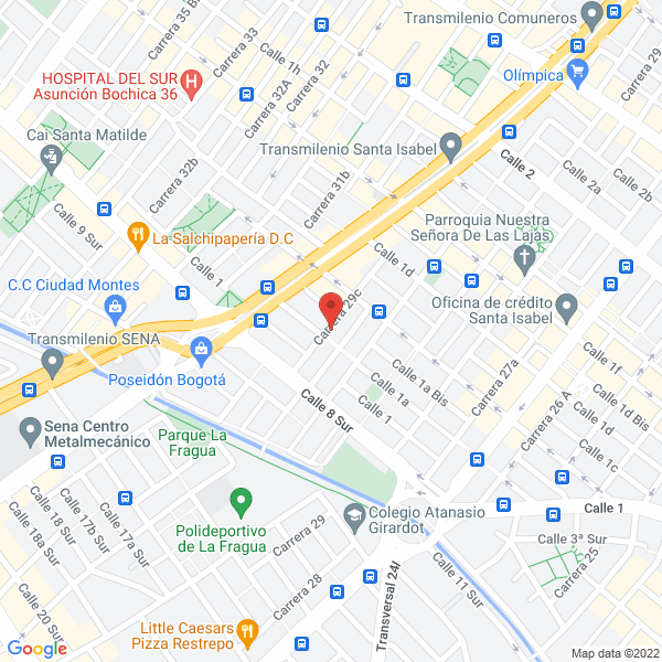 Mapa de Industrias Didacticas Urania Ltda.