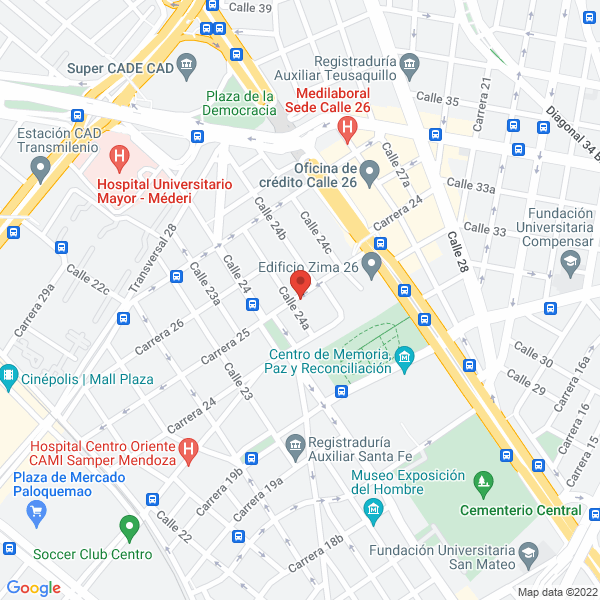 Mapa de Industrias Gordillo Barreto Ltda.